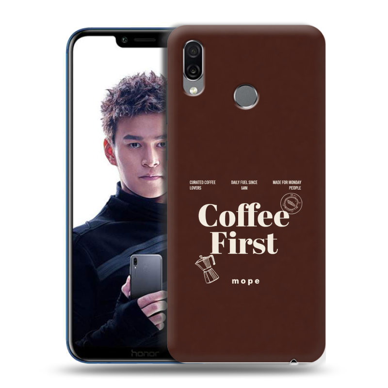 Силиконовый чехол на Huawei Honor Play с принтом женский Силиконовый чехол на Huawei Honor Play с принтом женский