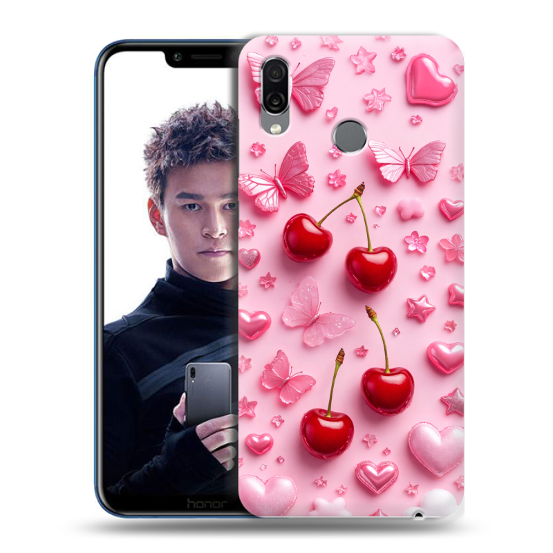 Силиконовый чехол на Huawei Honor Play с принтом для девочек Силиконовый чехол на Huawei Honor Play с принтом для девочек