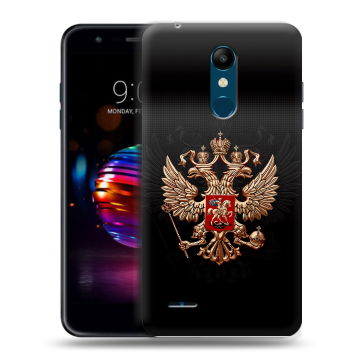 Силиконовый чехол на LG K11 Plus с принтом Герб России Силиконовый чехол на LG K11 Plus с принтом Герб России