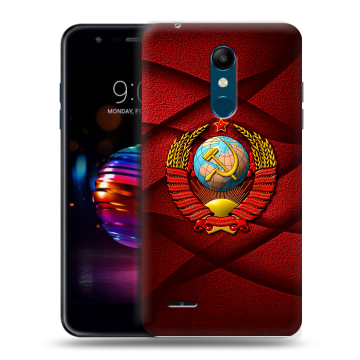 Силиконовый чехол на LG K11 Plus с принтом Герб СССР Силиконовый чехол на LG K11 Plus с принтом Герб СССР