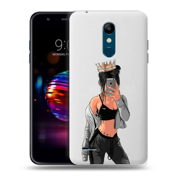 Силиконовый чехол на LG K11 Plus с принтом Женские принты Силиконовый чехол на LG K11 Plus с принтом Женские принты