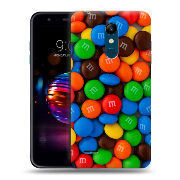 Силиконовый чехол на LG K11 Plus с принтом Конфеты