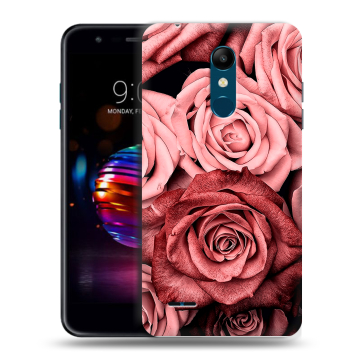 Силиконовый чехол на LG K11 Plus с принтом Цветы розы Силиконовый чехол на LG K11 Plus с принтом Цветы розы