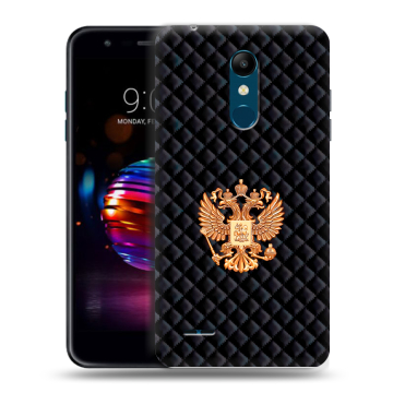 Силиконовый чехол на LG K11 Plus с принтом Герб России принт