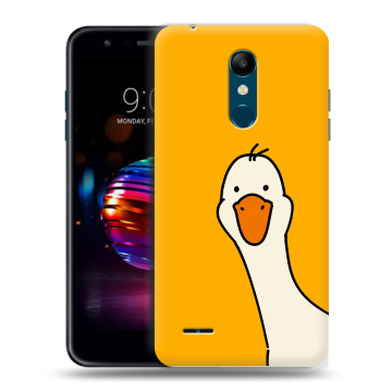 Силиконовый чехол на LG K11 Plus с принтом Утка