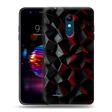 Силиконовый чехол на LG K11 Plus с принтом Абстракция