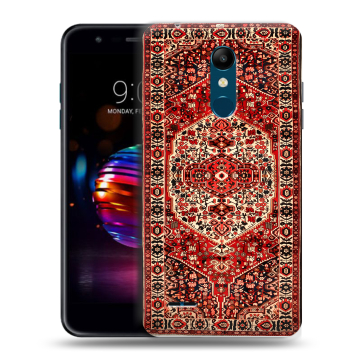 Силиконовый чехол на LG K11 Plus с принтом Ковер