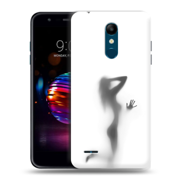 Силиконовый чехол на LG K11 Plus с принтом Силуэт