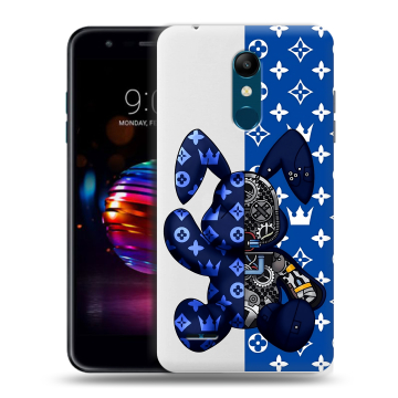 Силиконовый чехол на LG K11 Plus с принтом Луи робот Силиконовый чехол на LG K11 Plus с принтом Луи робот