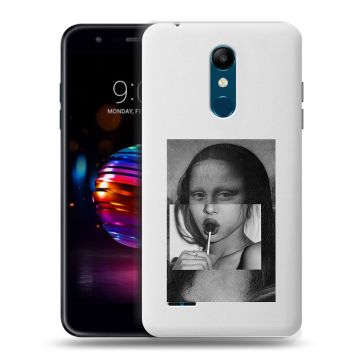 Силиконовый чехол на LG K11 Plus с принтом Мона Лиза Силиконовый чехол на LG K11 Plus с принтом Мона Лиза
