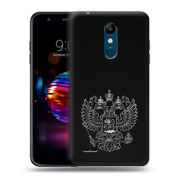 Силиконовый чехол на LG K11 Plus с принтом Герб России