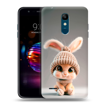 Силиконовый чехол на LG K11 Plus с принтом Кролик