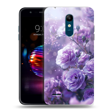 Силиконовый чехол на LG K11 Plus с принтом Розы цветы