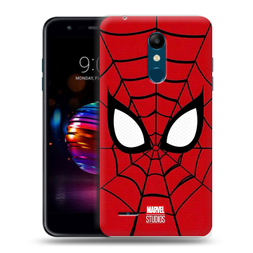 Силиконовый чехол на LG K11 Plus с принтом человек паук spiderman