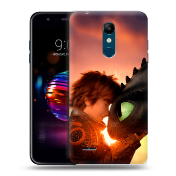 Силиконовый чехол на LG K11 Plus с принтом Как приручить дракона