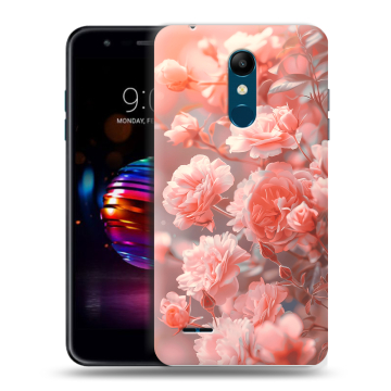 Силиконовый чехол на LG K11 Plus с принтом Розы цветы