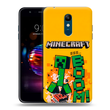Силиконовый чехол на LG K11 Plus с принтом Майнкрафт Minecraft Силиконовый чехол на LG K11 Plus с принтом Майнкрафт Minecraft