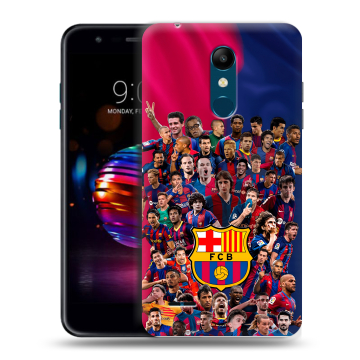 Силиконовый чехол на LG K11 Plus с принтом Барселона Barcelona