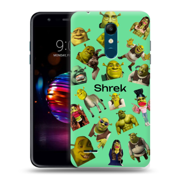 Силиконовый чехол на LG K11 Plus с принтом Шрек Shrek