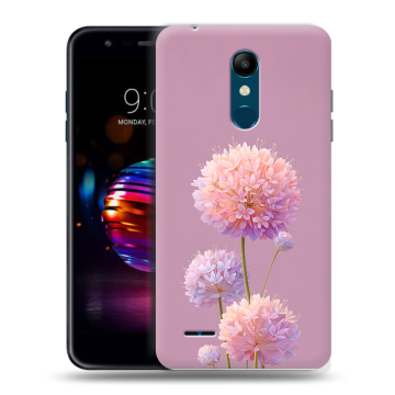 Силиконовый чехол на LG K11 Plus с принтом Цветы