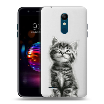 Силиконовый чехол на LG K11 Plus с принтом Котенок Силиконовый чехол на LG K11 Plus с принтом Котенок