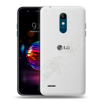 Силиконовый чехол на LG K11 Plus с принтом Сотворение мира