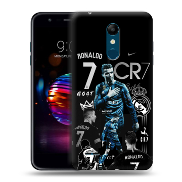 Силиконовый чехол на LG K11 Plus с принтом Реал Роналдо