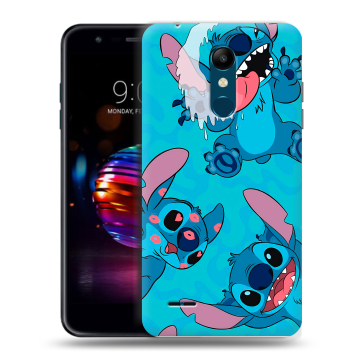 Силиконовый чехол на LG K11 Plus с принтом Лило и Стич