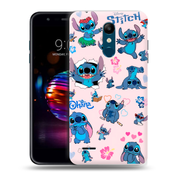 Силиконовый чехол на LG K11 Plus с принтом Лило и Стич