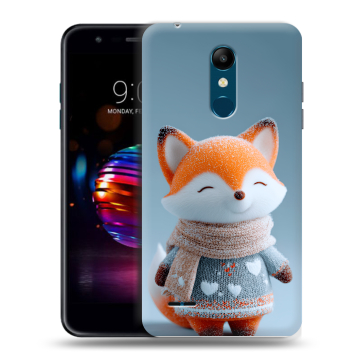 Силиконовый чехол на LG K11 Plus с принтом Лиса