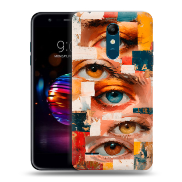 Силиконовый чехол на LG K11 Plus с принтом Модный принт