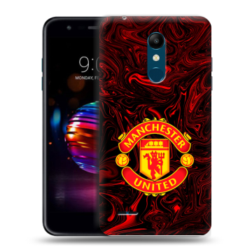 Силиконовый чехол на LG K11 Plus с принтом Manchester United
