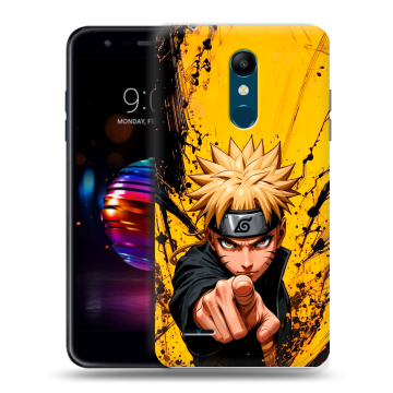 Силиконовый чехол на LG K11 Plus с принтом Naruto Наруто