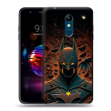 Силиконовый чехол на LG K11 Plus с принтом Batman Бэтмен