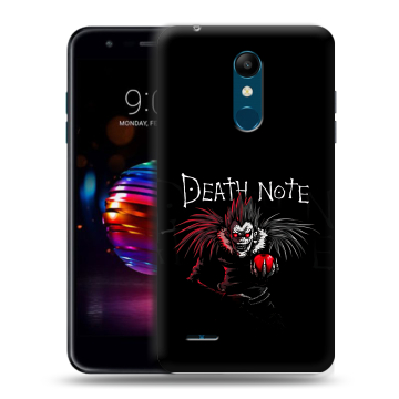 Силиконовый чехол на LG K11 Plus с принтом Death note Тетрадь смерти