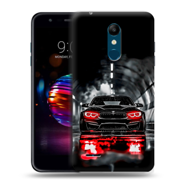 Силиконовый чехол на LG K11 Plus с принтом BMW БМВ