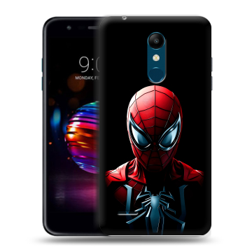 Силиконовый чехол на LG K11 Plus с принтом Spiderman Человек паук