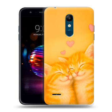 Силиконовый чехол на LG K11 Plus с принтом Милые котята Силиконовый чехол на LG K11 Plus с принтом Милые котята