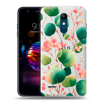 Силиконовый чехол на LG K11 Plus с принтом женский