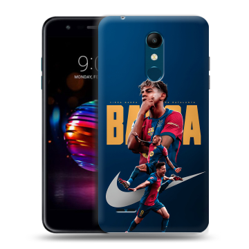 Силиконовый чехол на LG K11 Plus с принтом Барселона Barca Yamal 