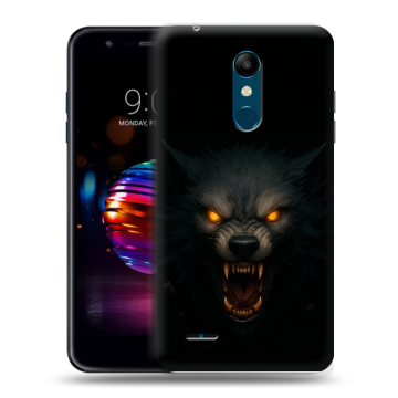 Силиконовый чехол на LG K11 Plus с принтом Волк