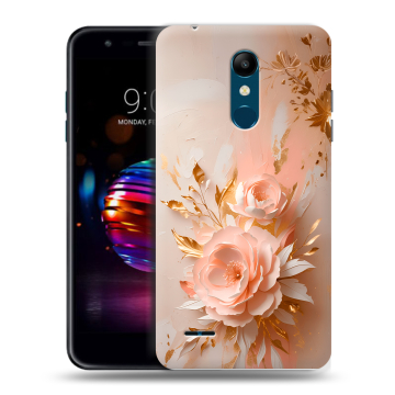 Силиконовый чехол на LG K11 Plus с принтом женский