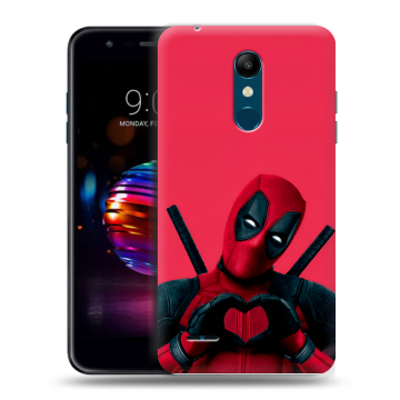 Силиконовый чехол на LG K11 Plus с принтом Дедпул Deadpool