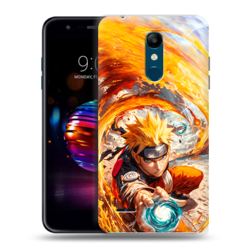 Силиконовый чехол на LG K11 Plus с принтом Аниме Наруто Naruto
