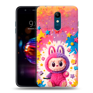 Силиконовый чехол на LG K11 Plus с принтом Labubu Лабубу