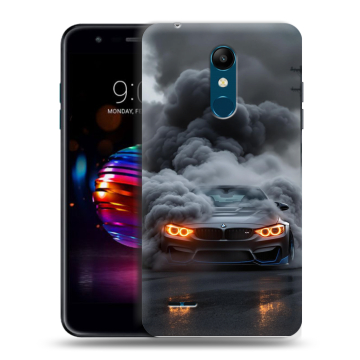 Силиконовый чехол на LG K11 Plus с принтом BMW БМВ