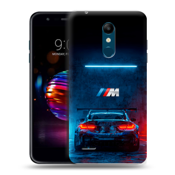 Силиконовый чехол на LG K11 Plus с принтом BMW БМВ