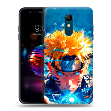 Силиконовый чехол на LG K11 Plus с принтом Аниме Наруто Naruto