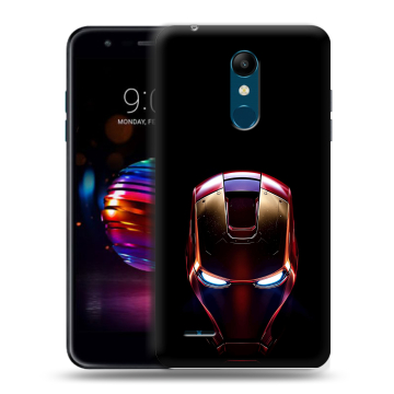 Силиконовый чехол на LG K11 Plus с принтом IronMan Железный человек