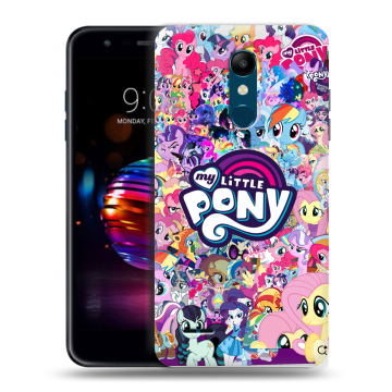 Силиконовый чехол на LG K11 Plus с принтом My little pony Дружба чудо
